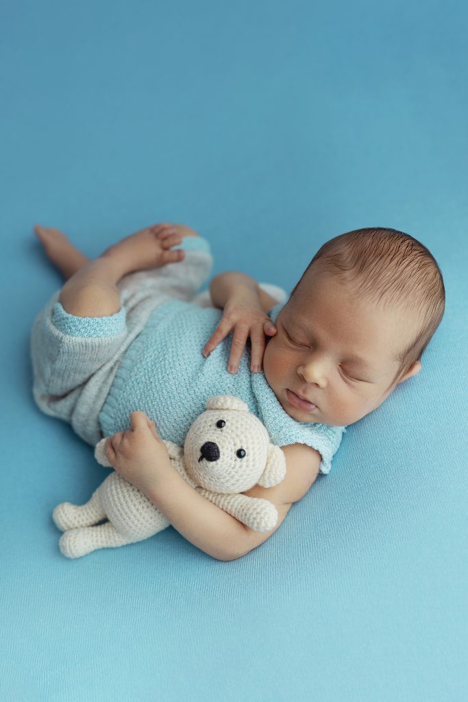 noworodek śpiący fotograf wyszkow