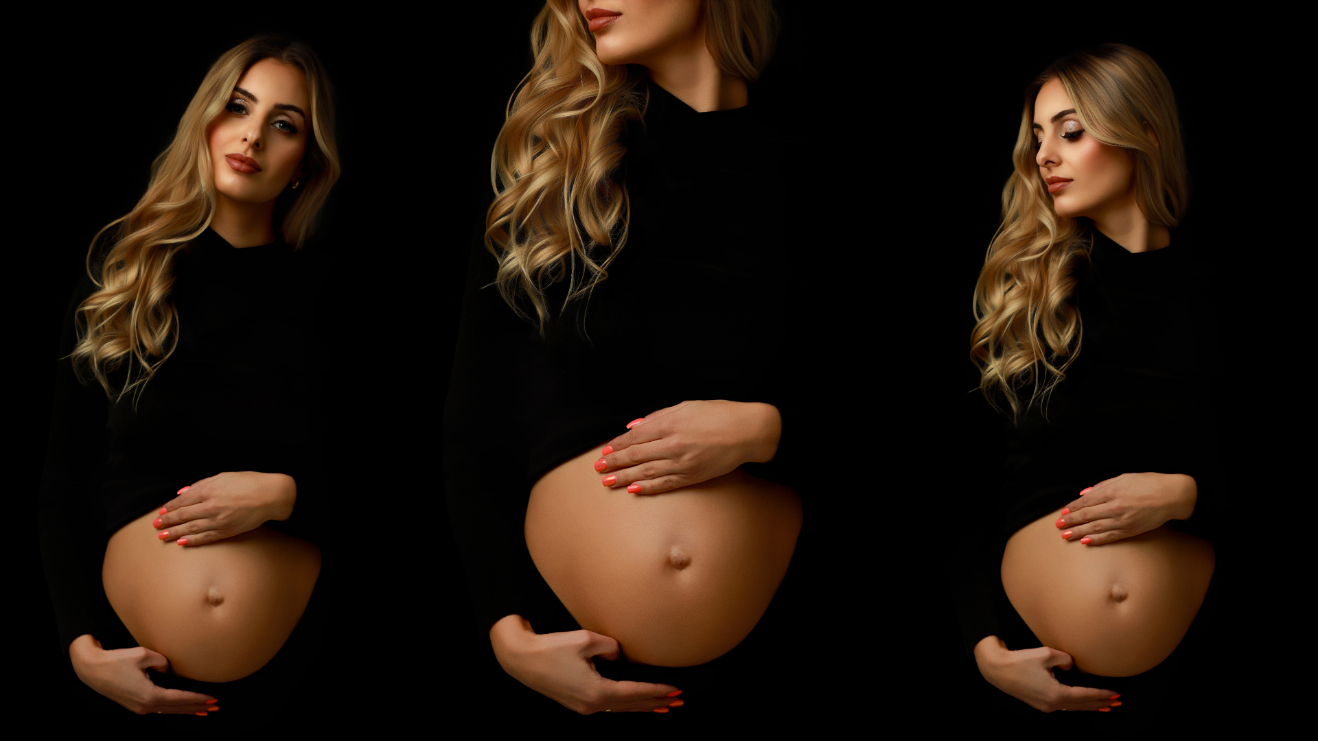 sesja ciążowa Wyszków portret z brzuszkiem