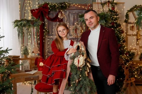 Rodzinna sesja świąteczna w Wyszkowie